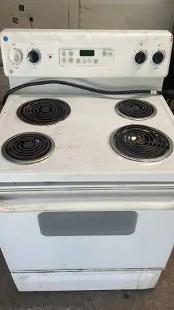 Coil top stove