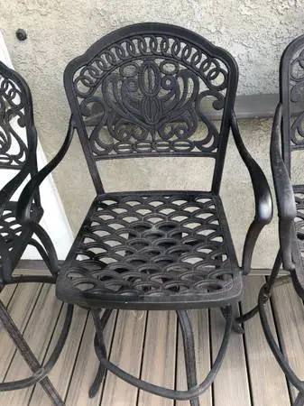 Hanamint bar stools (4) - Tuscany
