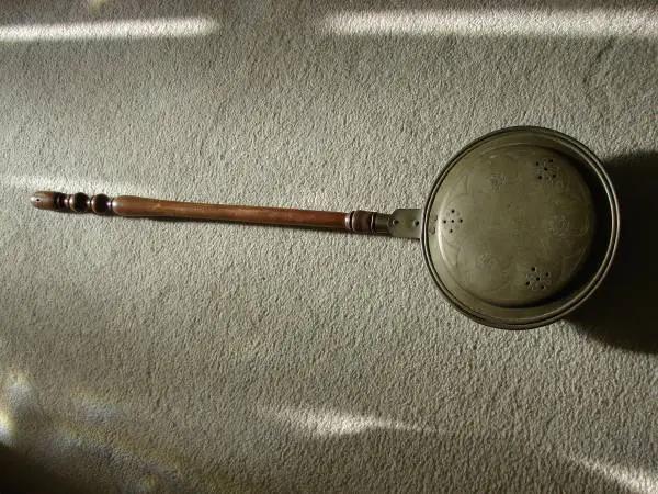 Antique Farmhouse Embossed Brass Copper Bed Warmer. $ 65.00 Make Offer