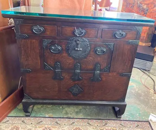 Antique Korean chest cabinet.