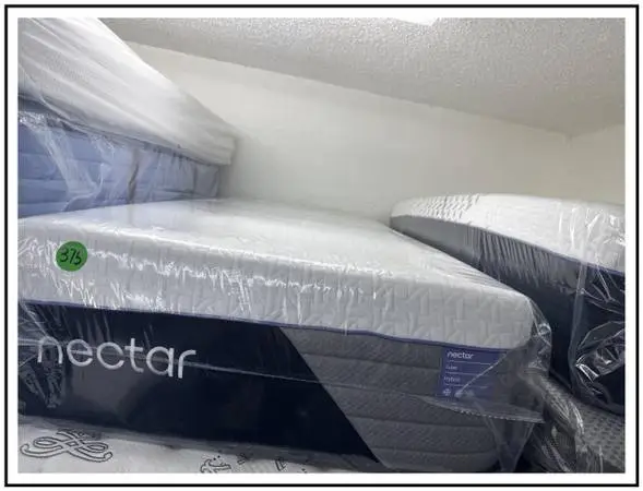 TWIN XL NECTAR LUXE HYBRID MATTRESS & BOX SPRING BED SET