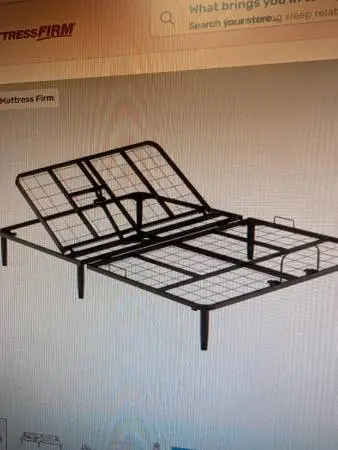 1YR OLD / Electric ADJUSTABLE frame BASE FOR QUEEN MATTRESS
