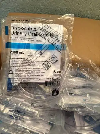 Disposable urinary drainage bags