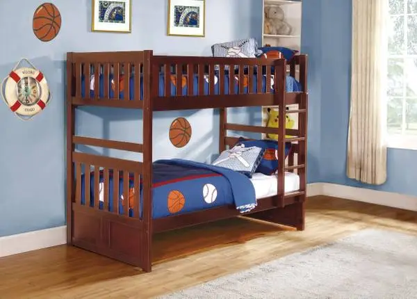 New twin size bunk bed with 5 color options and 4 configurations