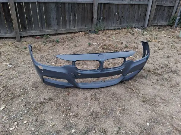 BMW front bumper primered