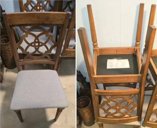 Set of 8 dining room chairs