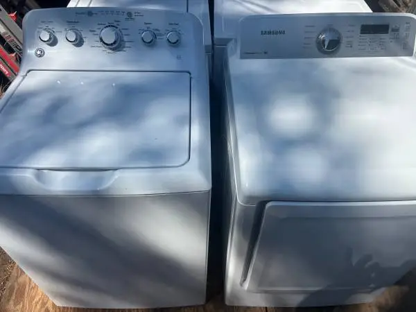 GE washer and electric dryer will deliver and install
