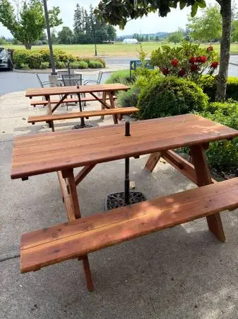 Redwood Northwest Picnic Tables and Benches