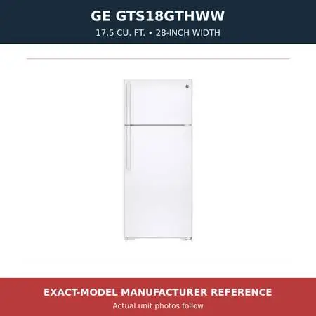 GE 17.5 Cu Ft Refrigerator - Must Go This Weekend