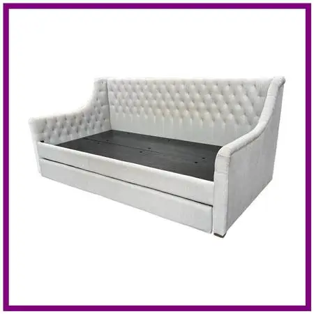 Twin Size Restoration Hardware Devyn Tufted Daybed + Trundle