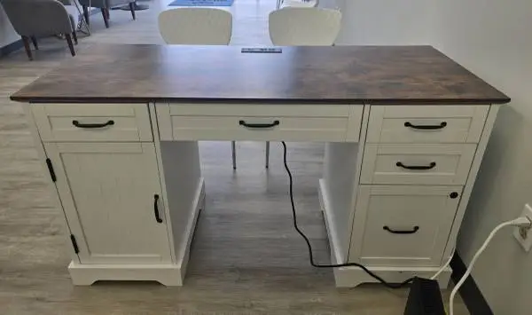 🔥Office Executive Desk w/ Cabinet