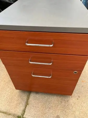 Modern File Cabinet on Wheels