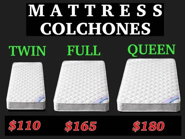 FREE DELIVERY 🟩 Twin - $110 ⭕️ Full - $165 ⭕️ Queen - $180 ⭕️