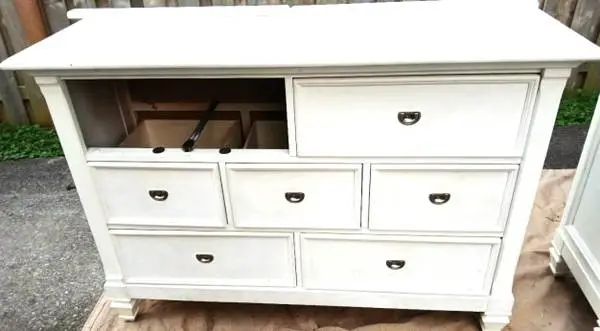 Bedroom Dresser and Mirror