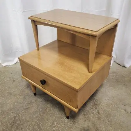 Kent Coffey The Courier Sandalwood Mahogany Single Drawer Nightstand