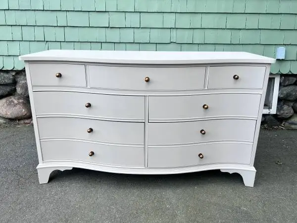 Refinished Shiitake 7 Drawer Dresser