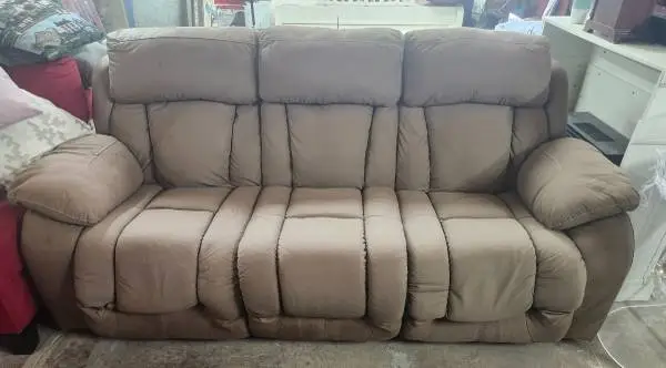 Light Brown Recliner Sofa