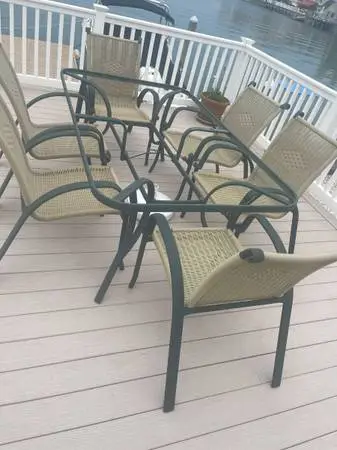 Outdoor patio dining set