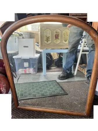 wooden arched wall MIRROR