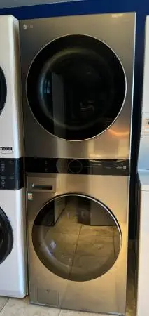 LG Stackable Washer and Dryer in Graphite Steel