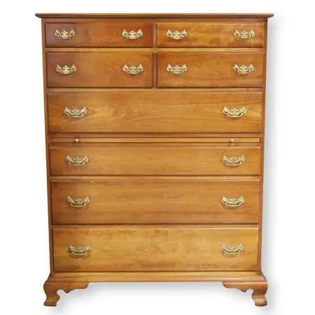 Leopold Stickley Colonial Style Chest of Drawers - Cherry