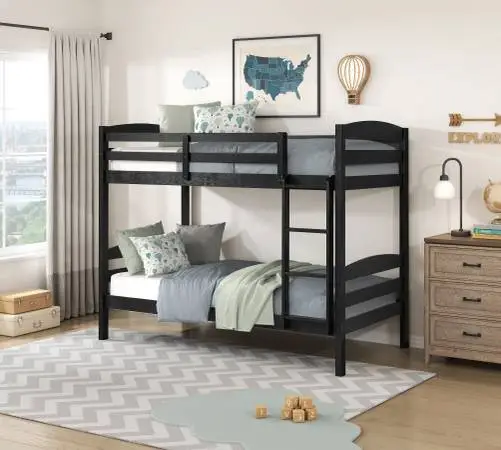 New twin size bunk bed with 2 color options and 2 configurations
