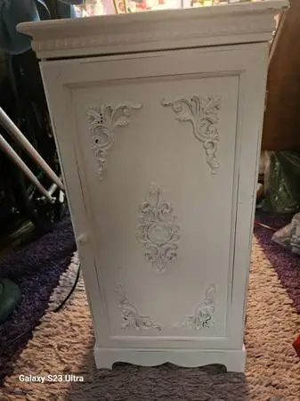 White nightstand