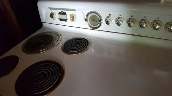 Antique stove set