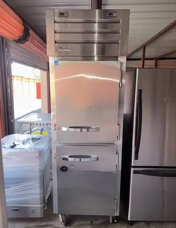 True Commercial Stainless Steel Refrigerator And Freezer