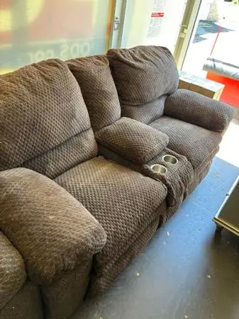 (2) Matching Brown Reclining Bob’s Couches