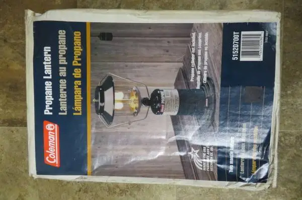 COLEMAN PROPANE LANTERN-NEW IN ORIGL BOX