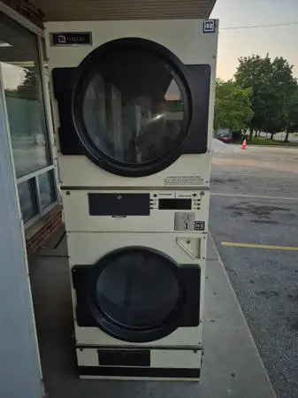 2 maytag double stack dryers