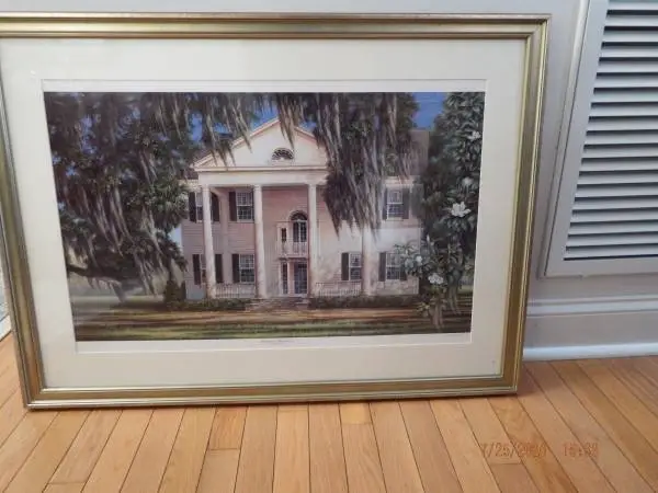 Hand SignedJim Booth Lithograph PrintSouthern Plantation #775/1400