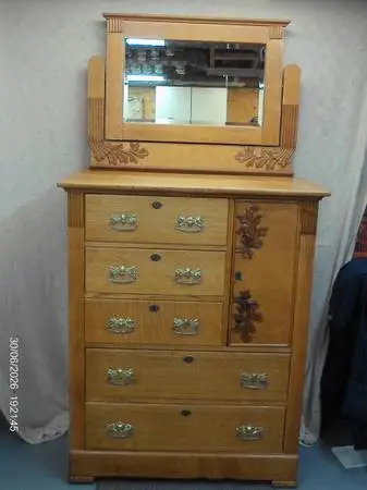 Vintage Hat Box Dresser