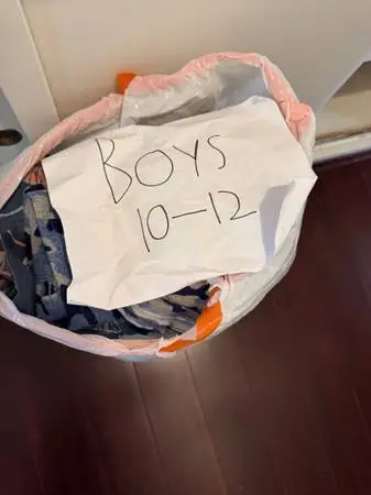 Bag full of boys clothes size 10-12