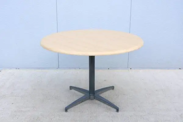 Mid-Century Modern Eames Style 42 in Round Dining or Conference Table