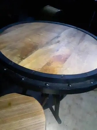 Wrought Iron Pub table