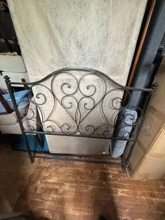 Full Size Decorative Metal Headboard