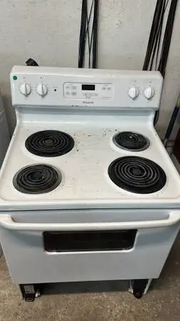 Electric range stove