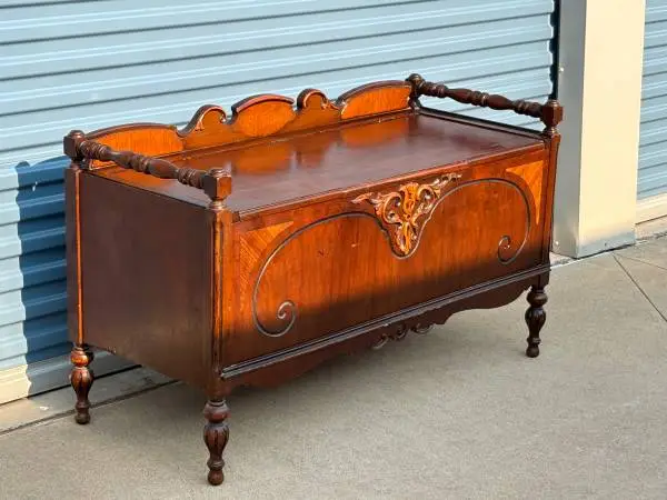 Antique Solid Mahogany Cedar Hope/Blanket Chest by Cavalier Furniture