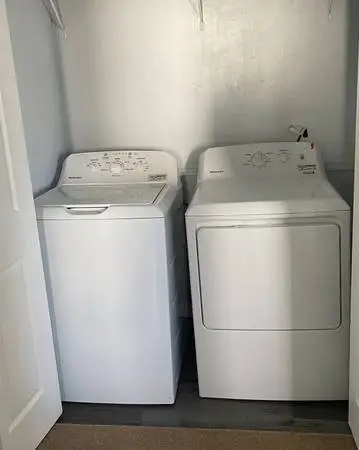 Washer and dryer
