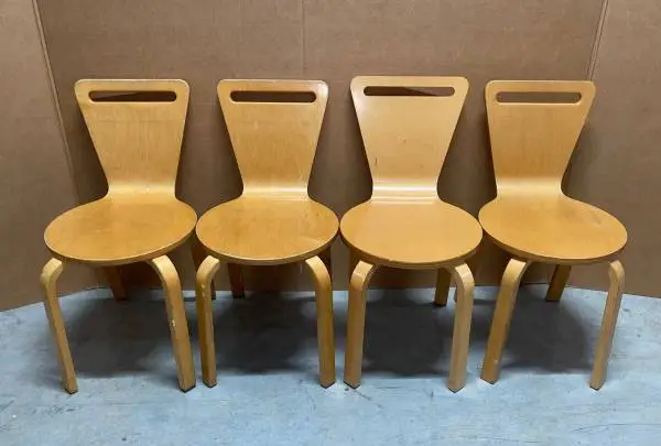 Thonet & Falcon CHILDRENS Chairs - SET of FOUR