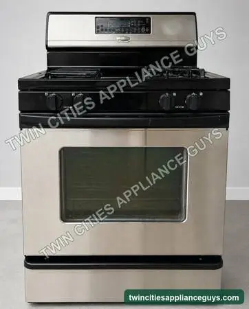 Whirlpool 30-Inch Gas Range, Stainless Front — $250