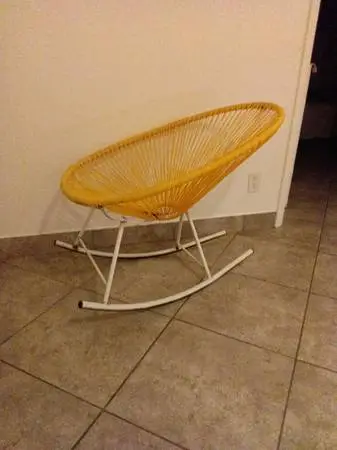Acapulco rocking chair ....yellow