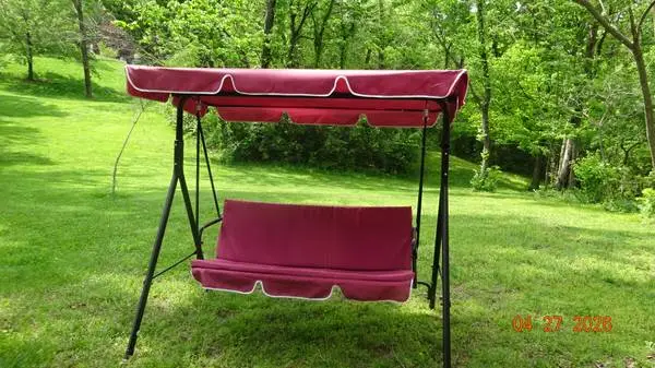 THREE PERSON DECK SWING