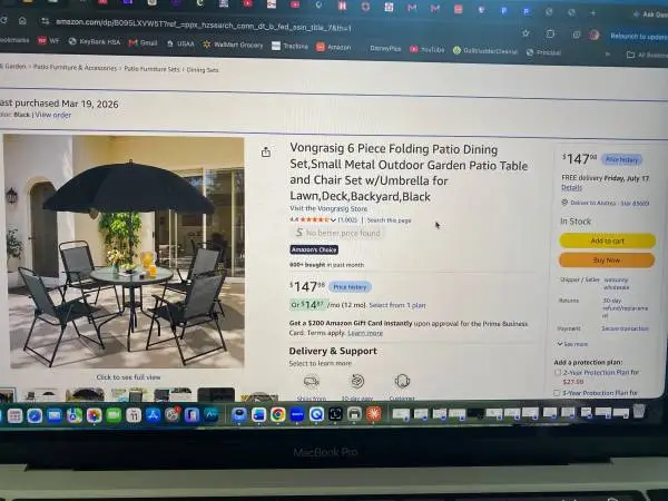 Patio Set (NEW)