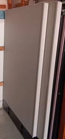 Haworth Cubicle Partitions-Wall Panels,66 High,36-48W,Light Gray,Gray-