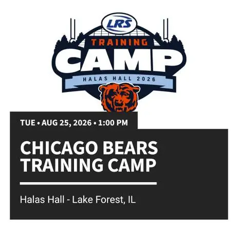 Chicago Bears training camp tickets