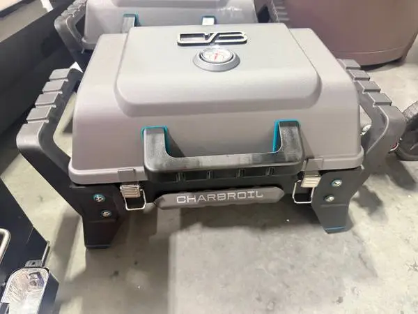 Charbroil TRU-Infrared Grill2Go X200 Tabletop 9,500 BTU Gas Grill Gray