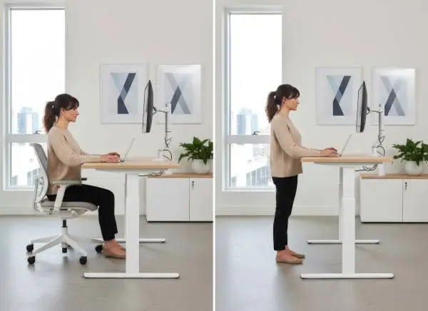 Sit to Stand Desk | Adjustable Height Desks | Standing Height Desk